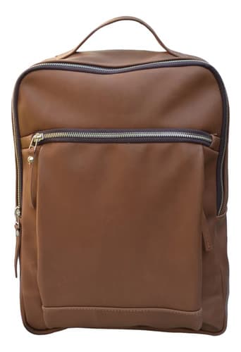 Mochila De Cuero 100% Legitimo - Clasic Porta Notebook