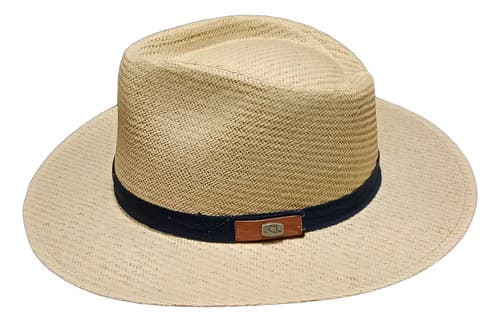 Sombrero Lagomarsino Rafia Italiana Modelo Fortaleza